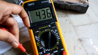 DT 9205A Multimeter unboxing amp checking [upl. by Akcimahs]