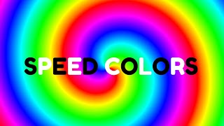 SPEED COLOR CHANGE PARTY LIGHTS Blue Yellow Red amp Green 10 HOURS SEIZURE WARNING [upl. by Ecylla]