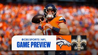 NFL Week 7 Thursday Night Football Broncos at Saints  Full Game PREVIEW [upl. by Annavaj]