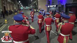 Downshire Guilding Star FB  Castlederg Young Loyalists FB Parade 2024 [upl. by Polly]