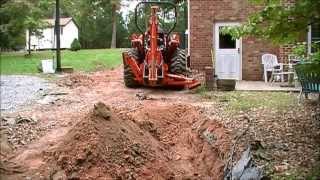 underground gutter drain repair [upl. by Lounge]