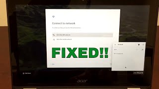 FIXED Chromebook WiFi Turned off  disabled [upl. by Trinidad]