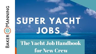 Yacht Stewardess and Deckhand Job Description [upl. by Enayd525]