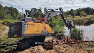 9 Acre Complete Pond Rebuild Busting A Beaver Dam Day 1 [upl. by Webster178]