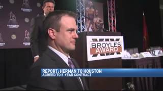 Report Herman to be Named Houston Head Coac [upl. by Tacklind771]