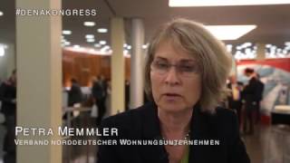 Petra Memmler Verband norddeutscher Wohnungsunternehmen denakongress [upl. by Oderfliw433]