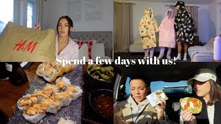 Spend a few days with us  Sushi dates shopping haul Immie and Kirra [upl. by Primaveras]