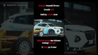 Maruti Suzuki fronx crash test comments your ratings automobile marutisuzuki crashtest suzuki [upl. by Ahsaf]