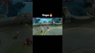 2 vs 5 Enemy Wipeout Roger Gameplay mobilelegends shorts [upl. by Etteniotnna]