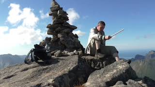 Grytetippen Peak  Flute improvisation on the summit [upl. by Law]