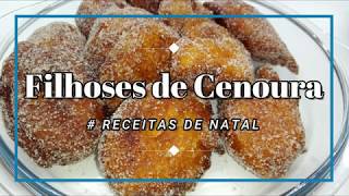 Como fazer Filhoses de Cenoura  Receitas da Li  Por Liliana Santos 25 [upl. by Ayrotal]