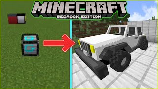 MRCRAYFISH VEHICLE MOD MINECRAFT PE 118119  MINECRAFT PE ADDONS  ENDY  mrcrayfish [upl. by Ettenowtna]