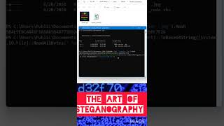 Digital Espionage How Steganography Works  steganography infosec ethicalhacking cryptoart [upl. by Marcos]