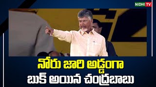 నోరు జారి అడ్డంగా బుక్ అయిన చంద్రబాబు  Chandrababu Tongue Slip  Chandrababu Comedy NidhiTv [upl. by Shara802]