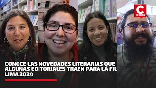 Conoce las novedades literarias que algunas editoriales traen para la FIL Lima 2024 [upl. by Lenhart]