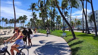 4K Lummus Park  Summer City Walking Travel Tour  Miami Beach FL  September 6 2024 [upl. by Hamforrd708]