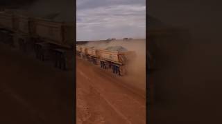 Outback Truckers shortsvideo bigtruckdriver truckdrivers truck trucking roadtrain gold [upl. by Ydac]