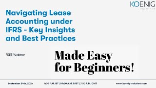 Mastering IFRS Lease Accounting Made Easy for Beginners [upl. by Grunenwald]