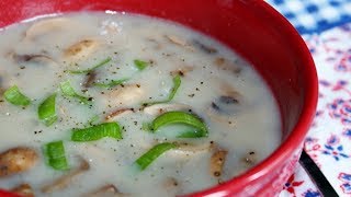 CREAMY MUSHROOM SOUP RECIPE VEGAN [upl. by Pearce]