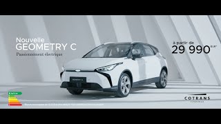 Geely Réunion  Geometry C  Offre Lancement Octobre 2023 [upl. by Lewiss]