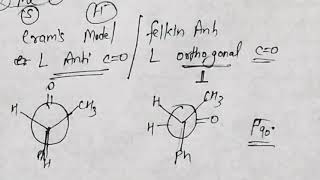 Felkin Anh Model  For CSIR NET JRF [upl. by Yelra736]