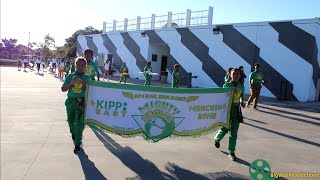 Kipp East Marching Band Marching In vs Kipp Leadership Homecoming 2024 [upl. by Osnofedli722]