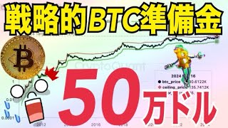 【ビットコイン】2025年中18万ドルまで上昇する！？戦略的BTC準備金の実現で50万ドル！？ [upl. by Anne-Corinne586]