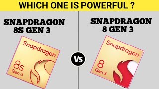 Snapdragon 8s Gen 3 vs Snapdragon 8 Gen 3  Snapdragon 8 Gen 3 vs Snapdragon 8s Gen 3  TechBar [upl. by Yaned]