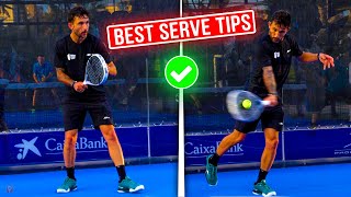 BEST PADEL SERVE ANALYZED SANYO  the4Set [upl. by Olegnaed]