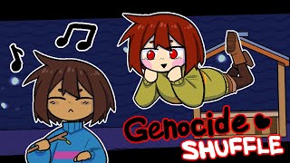 Genocide Shuffle  Undertale Animation [upl. by Atikehs791]