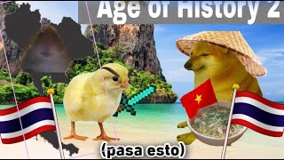 🥵😱Juego a HAO2 con Tailandia y pasa esto🥵😱 Age of History 2 [upl. by Eta332]