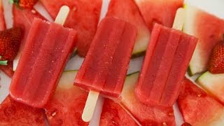 Watermelon Strawberry Popsicles [upl. by Handal]