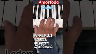 Amorfoda acordes pianotutorial music piano [upl. by Lucretia]