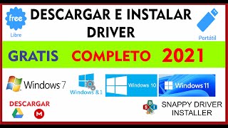 Instalar Driver para tu Ordenador sin internet 2021 Paso a Paso Completo [upl. by Aennil]