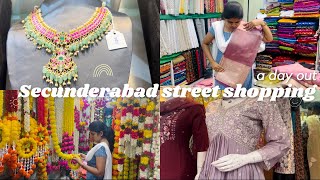 Secunderabad street shopping  Affordable Kurti sets  Fabric shopping streetshopping shopping [upl. by Ailahk]