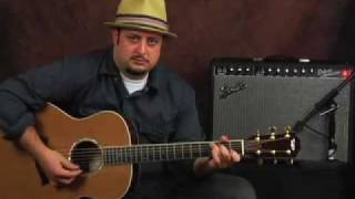 How to play Acoustic Bluegrass guitar easy beginner lesson [upl. by Oinigih]