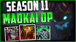 MAOKAI TOP BEGINNERS GUIDE FOR CARRYING SOLO QUEUE  Best RuinesBuild Maokai Commentary Guide S11 [upl. by Johm279]