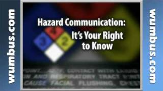 Hazard Communication Video MSDS Safety [upl. by Neilson619]