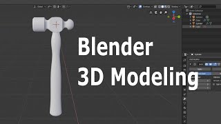 Blender 28 Beginner 3D Modeling Tutorial [upl. by Olfe]