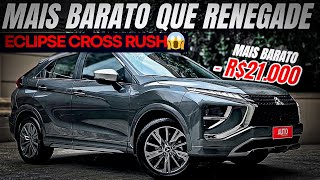 UM SUV MÉDIO A PREÇO DE COMPACTO 😱 MITSUBISHI ECLIPSE CROSS RUSH melhor SUV para comprar em 2024 [upl. by Ayikan81]