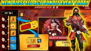 AIRSPEED ACE BUNDLE EVENT TODAY FREE FIRE  FREE FIRE NEW EVENT TODAY  FREE FIRE PAKISTAN EVENTS [upl. by Dustin889]