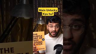 Main Unlucky hu Mark Manson booktube book bookreview wisdom mentalhealth [upl. by Bergeman266]