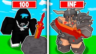 Barbarian Juggernaut is OVERPOWERED Roblox Bedwars [upl. by Natsirhc]