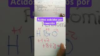 Ácidos oxácidos ¦ Reacción de formación explicación fácil química ácidos [upl. by Sibylle]