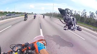 Hectic Motorcycle Crashes amp Crazy Moto Moments 2018 Ep 147 [upl. by Darton]