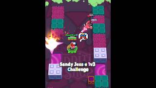 Sandy Jessie 1v3 Challenge 🫡🔥 BrawlStars Duels Shorts [upl. by Caughey]