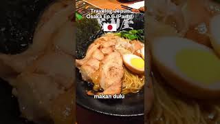 Halal Ramen Naniwaya Osaka  Travelog Jepun Ep 6 Part 1 [upl. by Akemet]