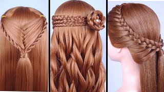 Attractive Hairstyles Tutorial For Beginners  Easy Hairstyles For Wedding [upl. by Marlo]