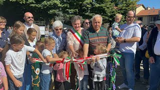 Castellanza inaugurata la Grande Piazza Lineare dell’Olona [upl. by Eleda]