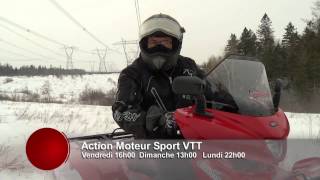 Ams  Action moteur sport  Motoneige  AutoPromo les chenilles de vtt [upl. by Ahtibat]